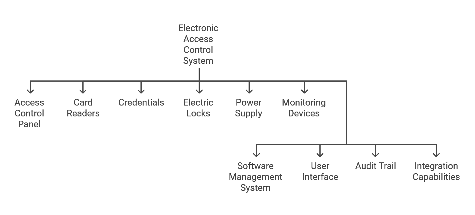 essential components of an electronic access control system